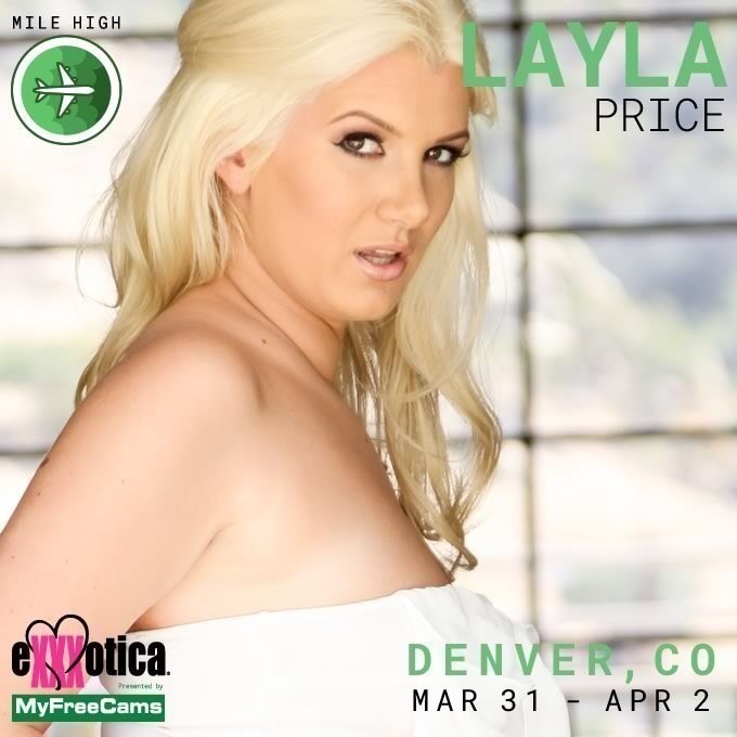 Layla Price appearing in the Candy.xxx booth at Exxxotica Expo Denver, CO 2017
