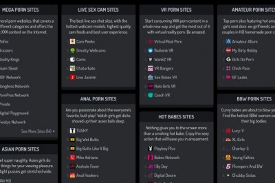  Ever wondered what are the best porn sites in each category?