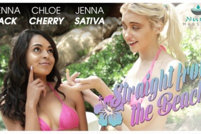 Jenna Sativa is an Expert Masseuse in NuruMassage’s Straight from the Beach